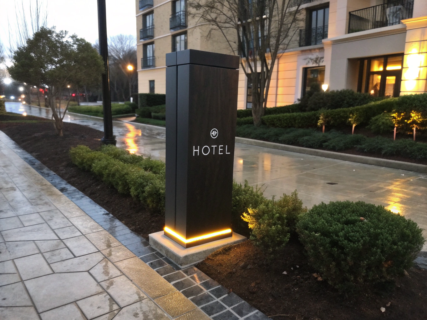 Outdoor Hotel Signs