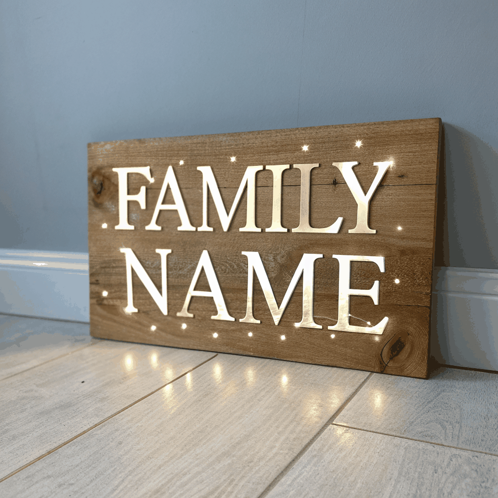 Custom Laser‑Engraved Wooden Outdoor Hotel Sign